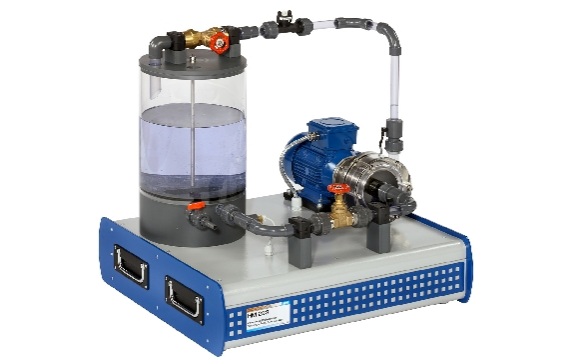 Experiments with a centrifugal pump