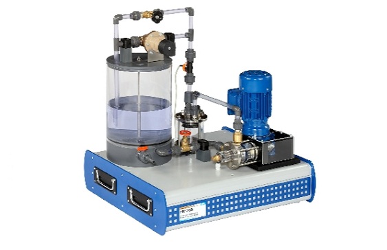 Experiments with a piston pump