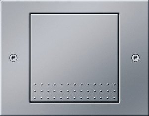 Touch switch, Gira TX_44, colour aluminium 