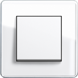 Touch switch, Gira Esprit, white glass C/pure white glossy