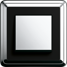 Gira ClassiX chrome + black, touch switch, chrome 