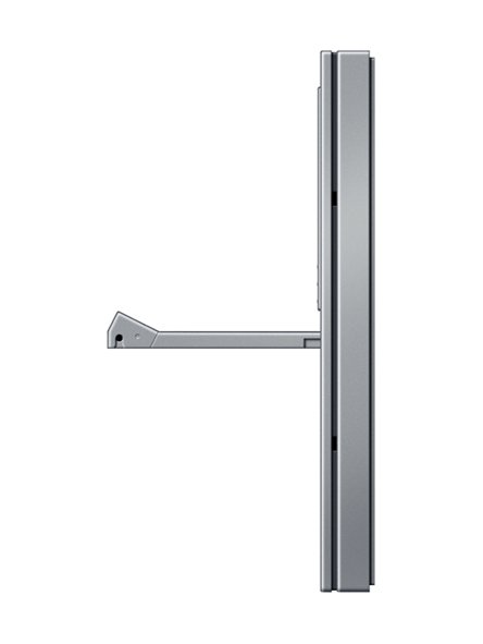 Gira TX_44, colour aluminium switch/SCHUKO socket outlet with hinged cover, colour aluminium