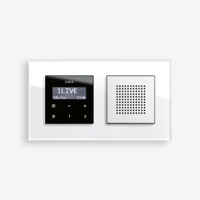 RDS flush-mounted radio