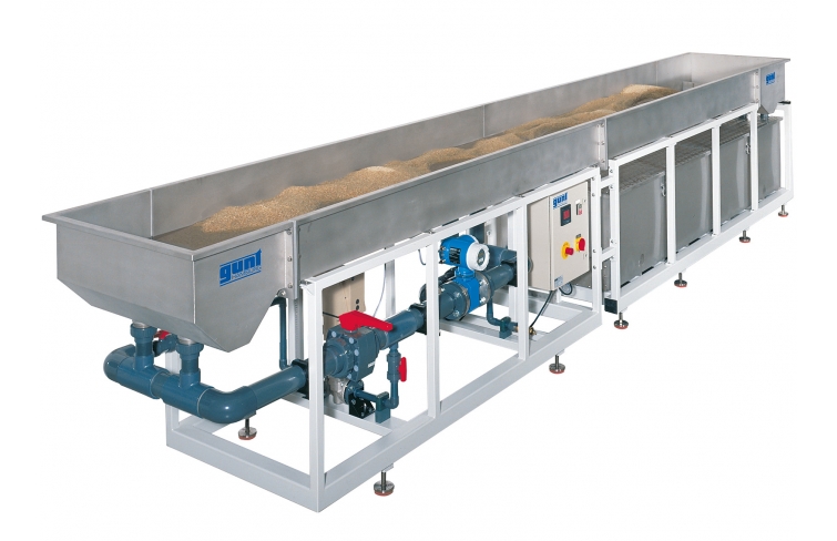 Sediment transport in river courses